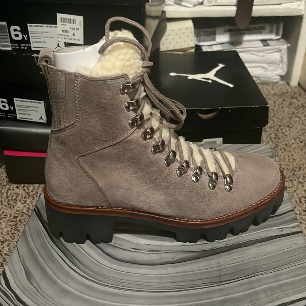 Jeffrey Campbell shearling boot